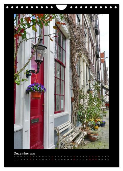 Produktbild: Amsterdam (Wandkalender 2026 DIN A4 hoch), CALVENDO Monatskalender