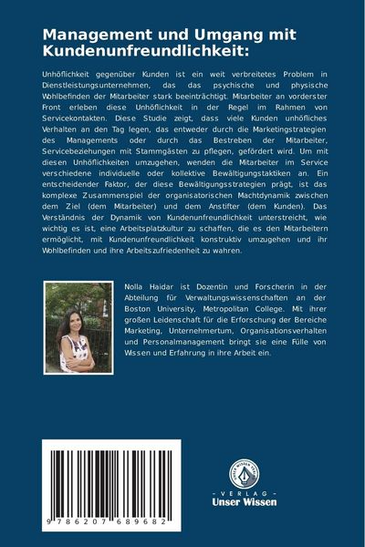 Produktbild: Management und Umgang mit Kundenunfreundlichkeit:
