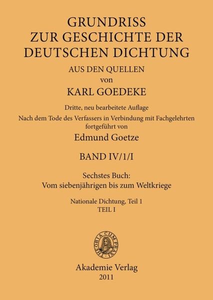 Produktbild: Sechstes Buch: Vom siebenj&auml;hrigen bis zum Weltkriege