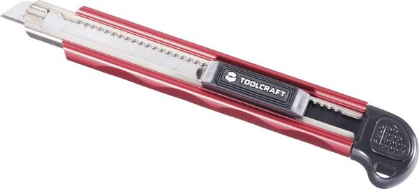 TOOLCRAFT TO-6623451 Cutter Messer 9mm Aluminium 1St.
