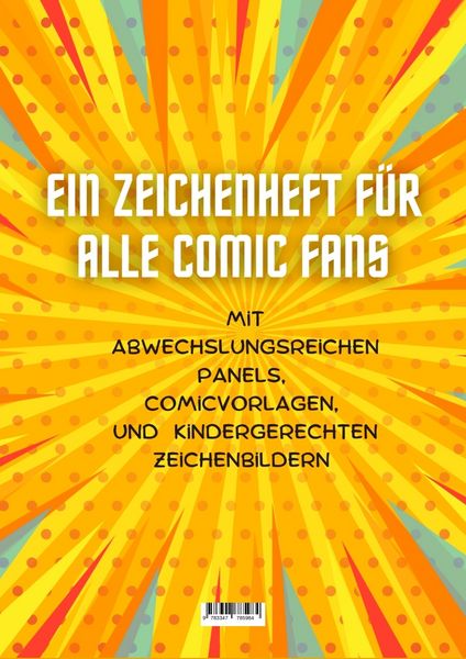 Produktbild: Comic Zeichenheft f&uuml;r Kinder