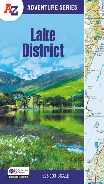 Produktbild: Lake District_a-Z Adventure Pb