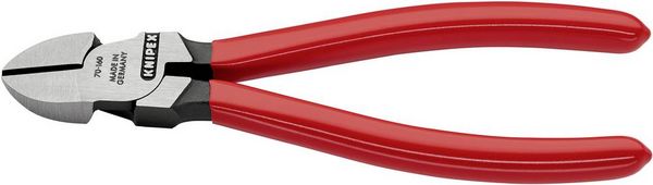 Produktbild: Knipex 70 01 160 Werkstatt Seitenschneider mit Facette 160mm