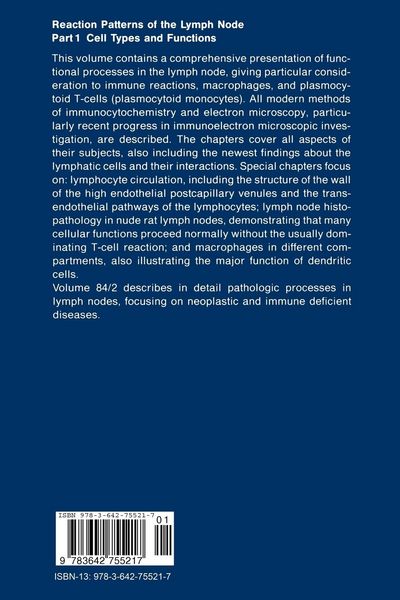 Produktbild: Reaction Patterns of the Lymph Node