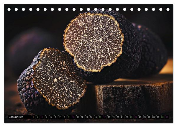 Produktbild: Tr&uuml;ffel - schwarzes Gold (Tischkalender 2027 DIN A5 quer), CALVENDO Monatskalender