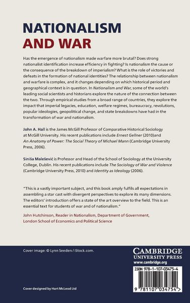 Produktbild: Nationalism and War