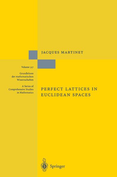 Produktbild: Perfect Lattices in Euclidean Spaces