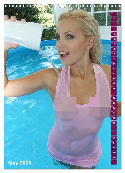 Produktbild: Water Sirens - bathing beauties (Wall Calendar 2026 DIN A3 portrait), CALVENDO 12 Month Wall Calendar