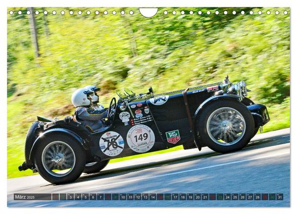 Produktbild: Adel verpflichtet - Englische Oldtimer am Berg (Wandkalender 2025 DIN A4 quer), CALVENDO Monatskalender