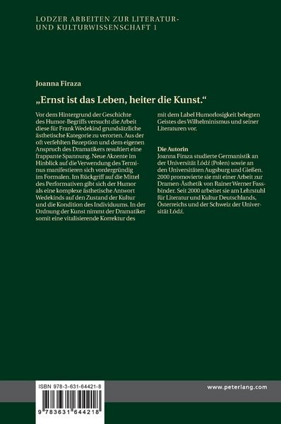 Produktbild: &laquo;Ernst ist das Leben, heiter die Kunst.&raquo;