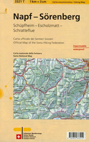 Produktbild: 3321T Napf - S&ouml;renberg Wanderkarte