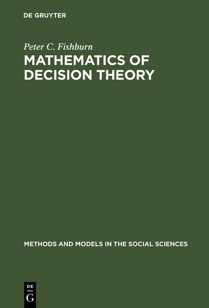 Produktbild: Mathematics of Decision Theory