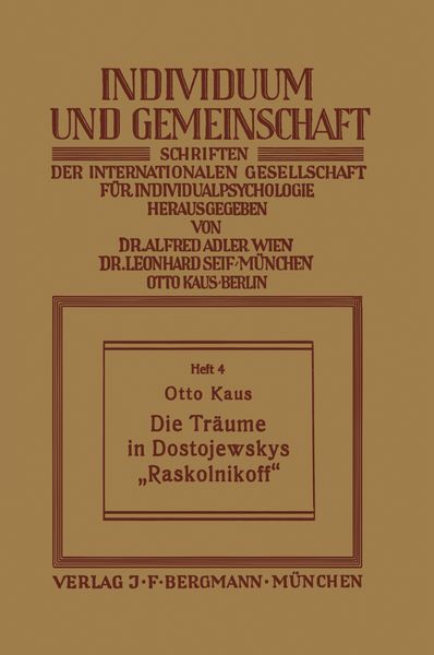 Produktbild: Die Tr&auml;ume in Dostojewskys &bdquo;Raskolnikoff&ldquo;