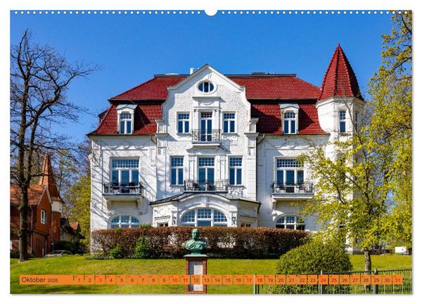 Produktbild: Mein Kaiserbad Heringsdorf (hochwertiger Premium Wandkalender 2026 DIN A2 quer), Kunstdruck in Hochglanz