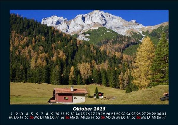 Produktbild: Berge 2025 Fotokalender DIN A5