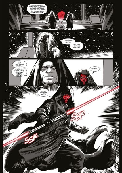 Produktbild: Star Wars Comics: Darth Maul - Schwarz, Wei&szlig; & Rot Deluxe