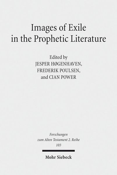 Produktbild: Images of Exile in the Prophetic Literature