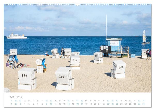 Produktbild: Sylt s&uuml;chtig (hochwertiger Premium Wandkalender 2026 DIN A2 quer), Kunstdruck in Hochglanz
