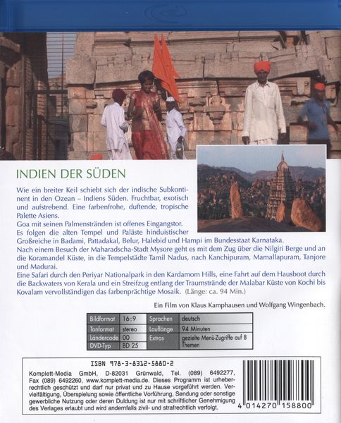 Produktbild: Indien - Der S&uuml;den - Golden Globe