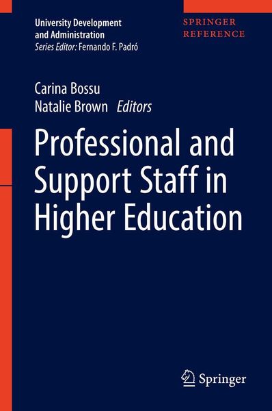 Produktbild: Professional and Support Staff in Higher Education
