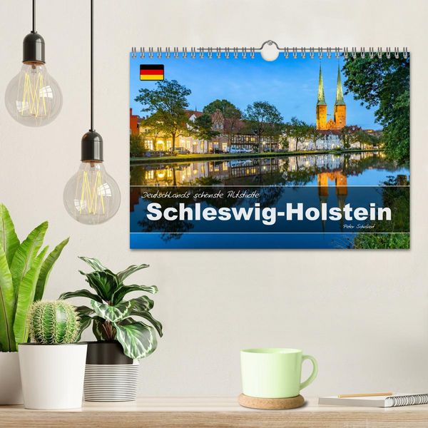 Produktbild: Deutschlands sch&ouml;nste Altst&auml;dte - Schleswig-Holstein (Wandkalender 2027 DIN A4 quer), CALVENDO Monatskalender