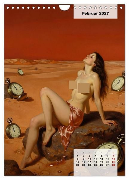 Produktbild: Entbl&ouml;&szlig;te Epochen &ndash; Surrealismus (Wandkalender 2027 DIN A4 hoch), CALVENDO Monatskalender
