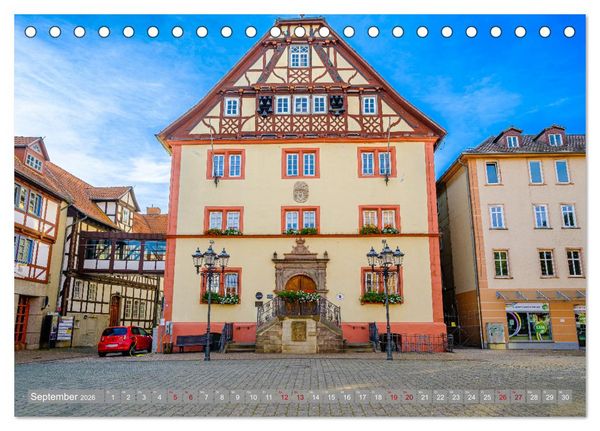 Produktbild: Ein Blick auf Rotenburg an der Fulda (Tischkalender 2026 DIN A5 quer), CALVENDO Monatskalender