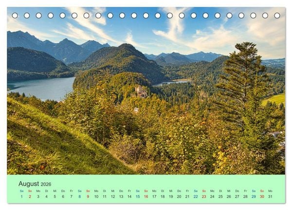 Produktbild: Zauber der Alpen (Tischkalender 2026 DIN A5 quer), CALVENDO Monatskalender
