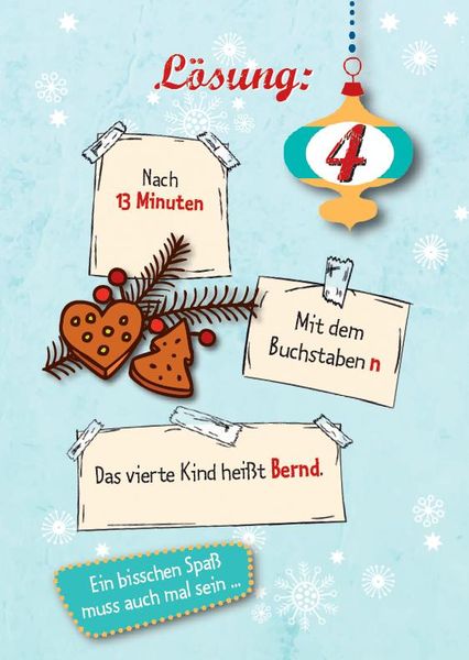 Produktbild: R&auml;tseladventskalender to go