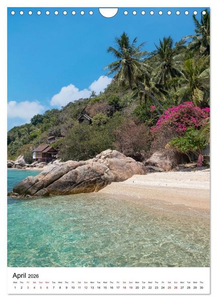 Produktbild: South East Asian Beaches (Wall Calendar 2026 DIN A4 portrait), CALVENDO 12 Month Wall Calendar