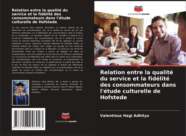 Produktbild: Relation entre la qualit&eacute; du service et la fid&eacute;lit&eacute; des consommateurs dans l'&eacute;tude culturelle de Hofstede