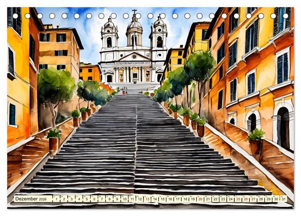 Produktbild: Italien - La dolce vita (Tischkalender 2026 DIN A5 quer), CALVENDO Monatskalender