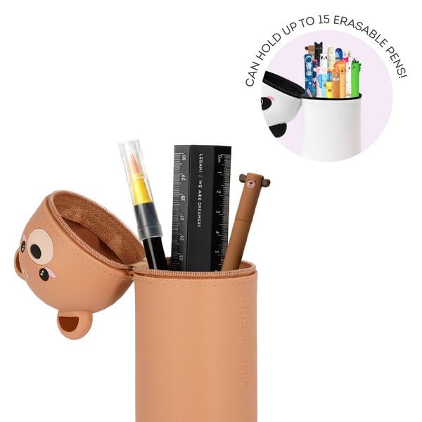Produktbild: Legami 2-in-1 Federm&auml;ppchen aus Silikon - kawaii - Teddyb&auml;r