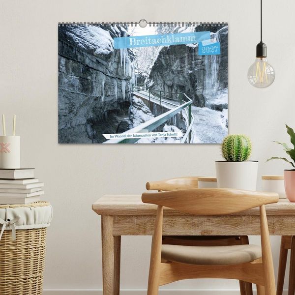 Produktbild: Breitachklamm im Wandel der Jahreszeiten (Wandkalender 2027 DIN A3 quer), CALVENDO Monatskalender