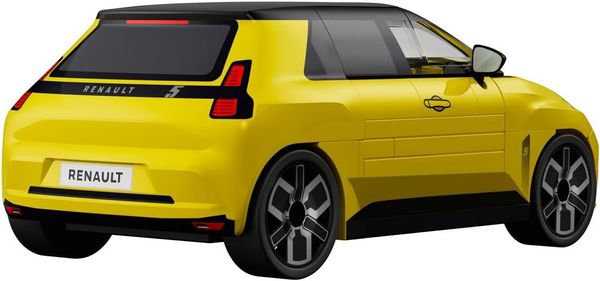 Produktbild: COBI 24673 - Renault 5 E-Tech (Yellow), Bausatz 1:35, 78 Klemmbausteine