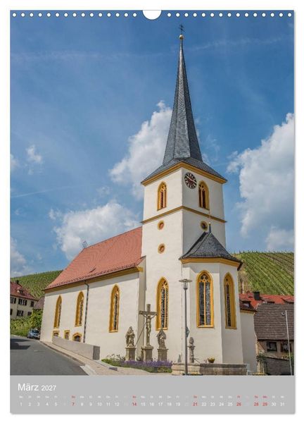 Produktbild: Kirchent&uuml;rme in Franken (Wandkalender 2027 DIN A3 hoch), CALVENDO Monatskalender