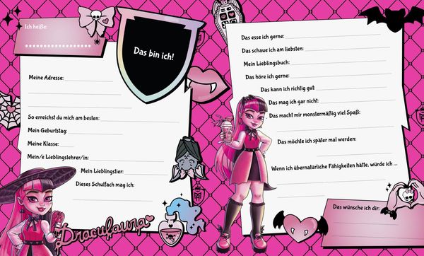 Produktbild: Monster High: Mein Freundebuch