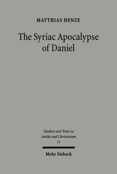 Produktbild: The Syriac Apocalypse of Daniel