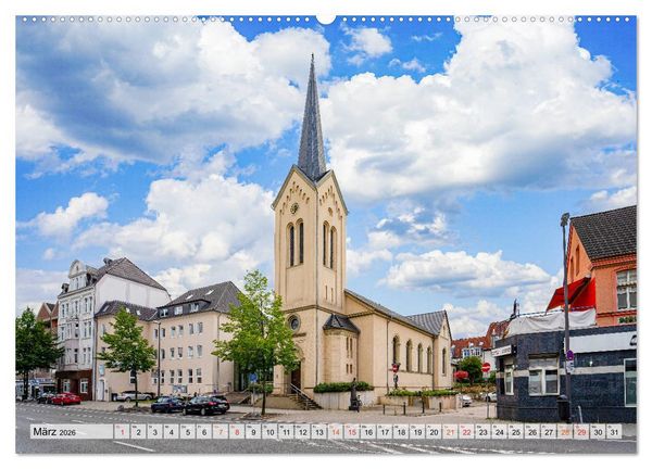 Produktbild: Recklinghausen Impressionen (Wandkalender 2026 DIN A2 quer), CALVENDO Monatskalender