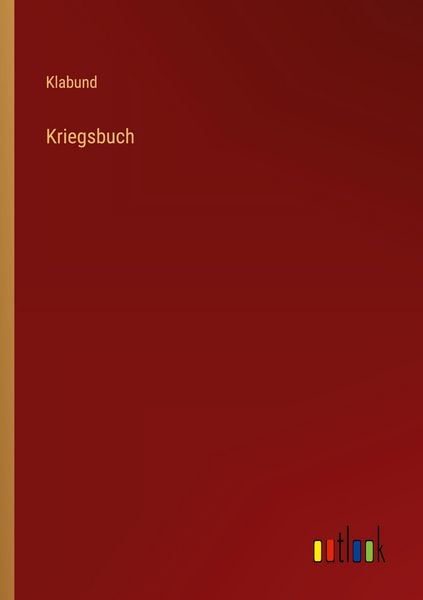 Produktbild: Kriegsbuch
