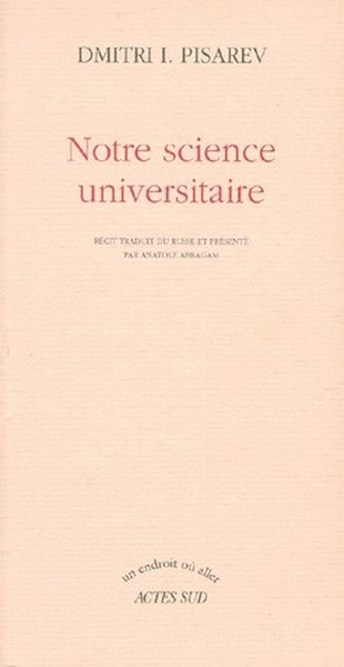 Produktbild: Notre Science Universitaire