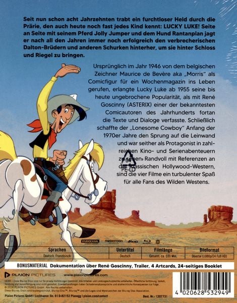 Produktbild: Lucky Luke: Die gro&szlig;e Spielfilm-Collection [4 BRs]