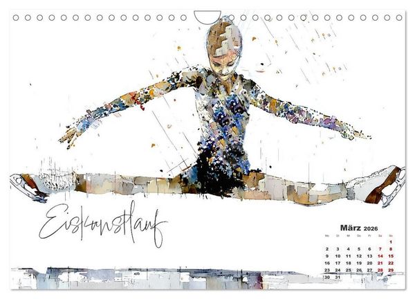Produktbild: Olympische Luftspr&uuml;nge (Wandkalender 2026 DIN A4 quer), CALVENDO Monatskalender