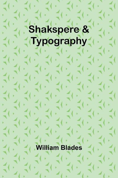 Produktbild: Shakspere & Typography