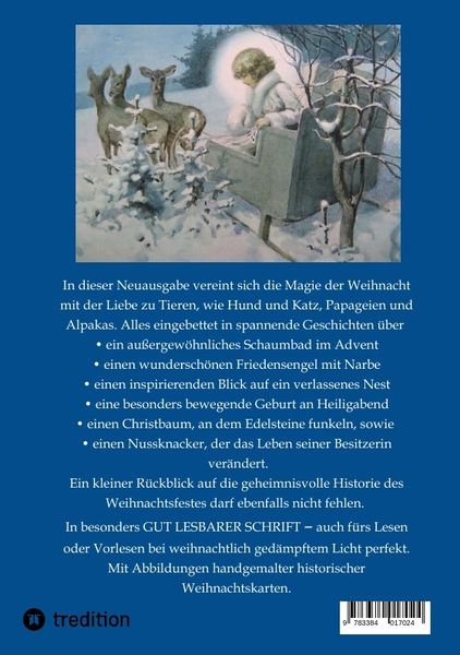 Produktbild: WUNDERVOLLE WEIHNACHTsgeschichten - Erweiterte NEUAUSGABE - Ein Buch &uuml;ber Tierliebe und Tierschutz, eingebettet in den Zauber der Weihnacht