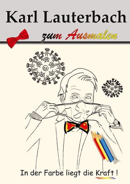 Produktbild: Karl Lauterbach zum Ausmalen