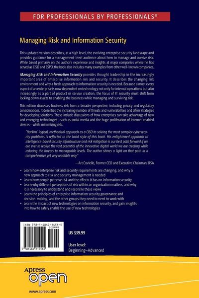 Produktbild: Managing Risk and Information Security