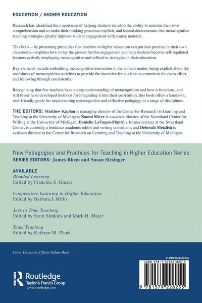Produktbild: Using Reflection and Metacognition to Improve Student Learning
