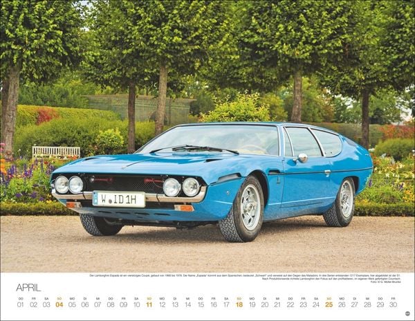Produktbild: Legend&auml;re Autos Posterkalender 2027