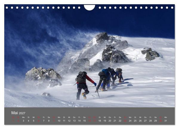 Produktbild: Bergsteigen - Extremsport am Limit (Wandkalender 2027 DIN A4 quer), CALVENDO Monatskalender